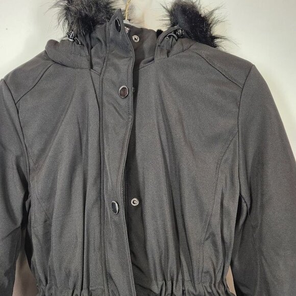 Time and Tru Women's Heavyweight Anorak Jacket in Black - Size XS - Picture 2 of 10